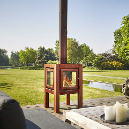 RB73 QUARUBA L STATIONARY LOG BURNER