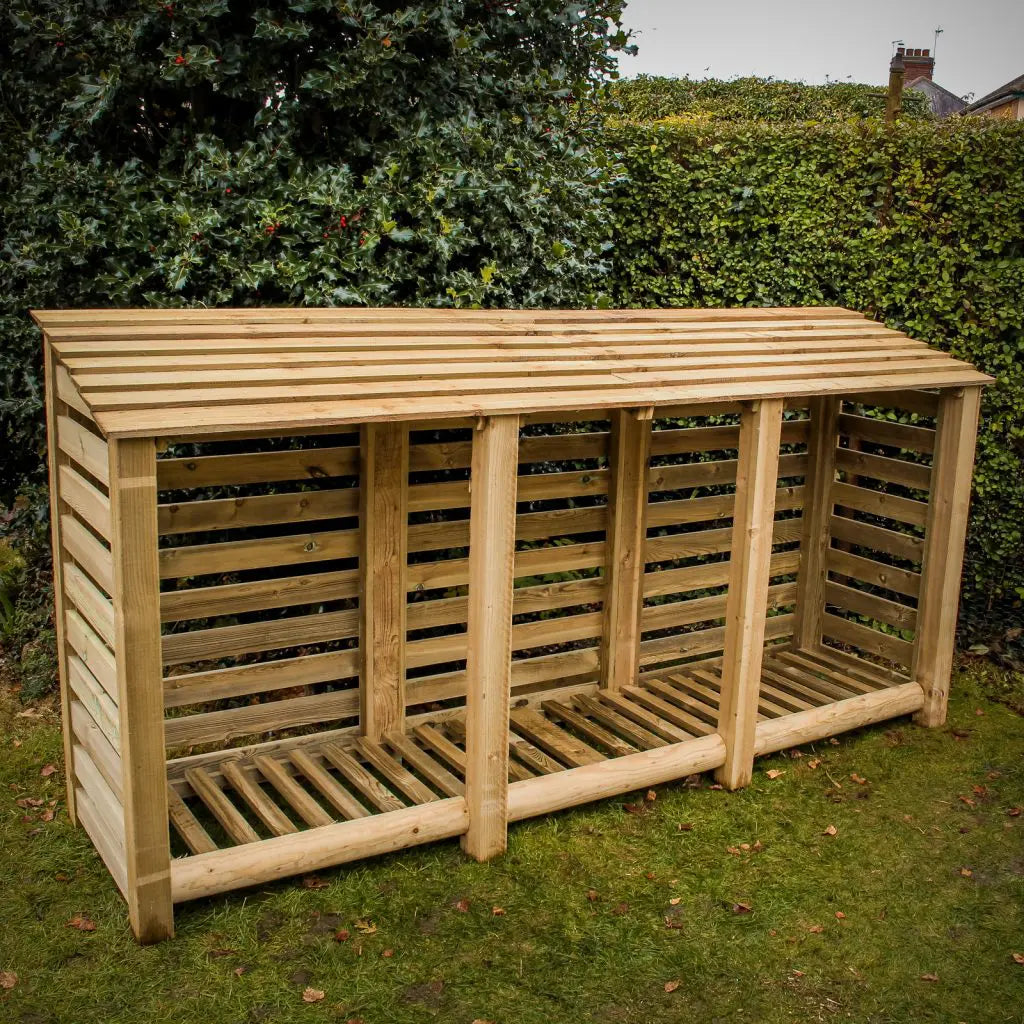 XL Heavy Duty Slatted Log Store