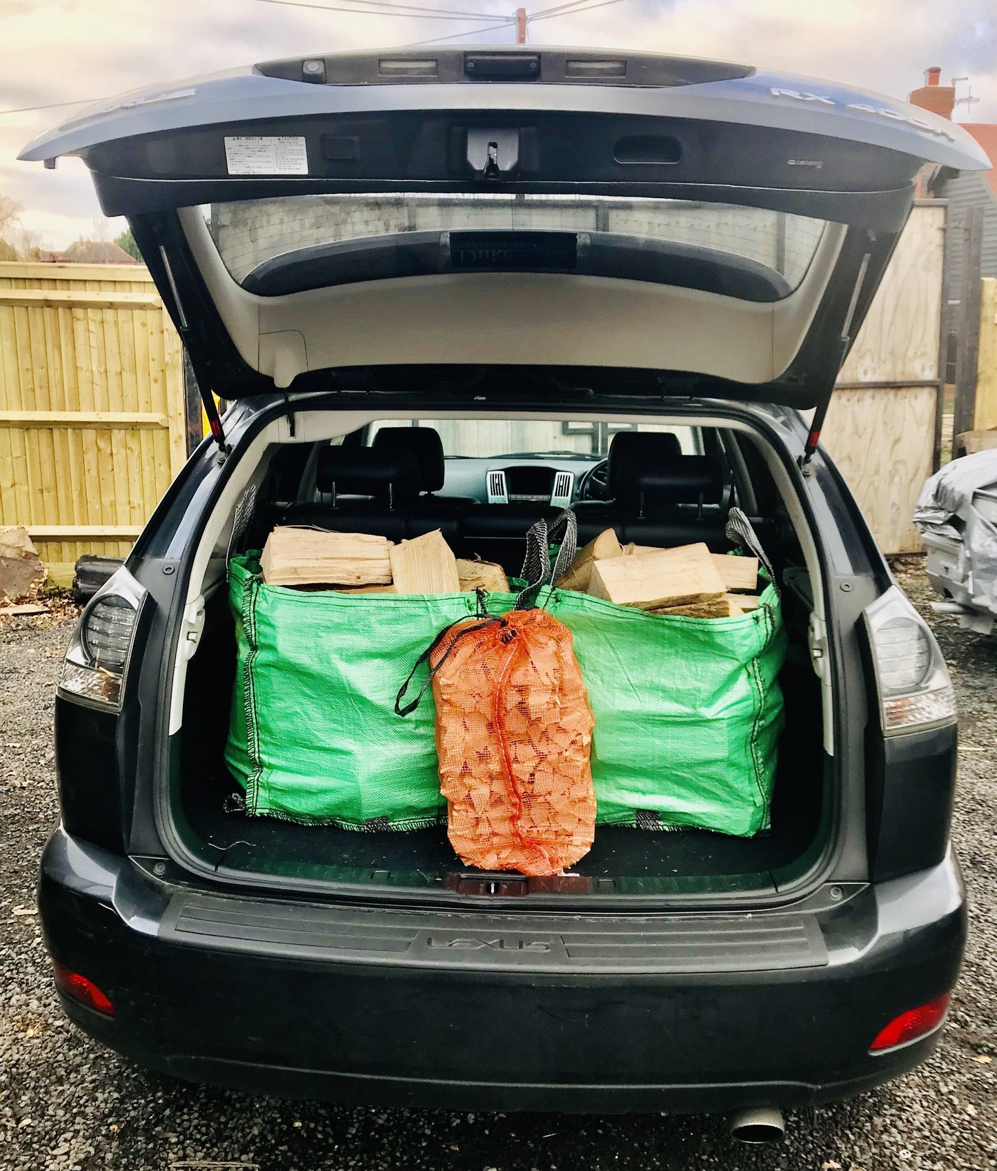 Boot Bag of Hardwood Logs - Seasoned Logs Surrey