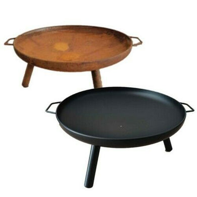 Rounded Steel Fire Pit Bowl With Legs