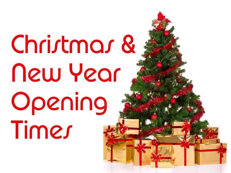 Christmas Opening hours