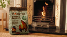 10 x Recycled Coffee Ground Briquettes 7kg bag