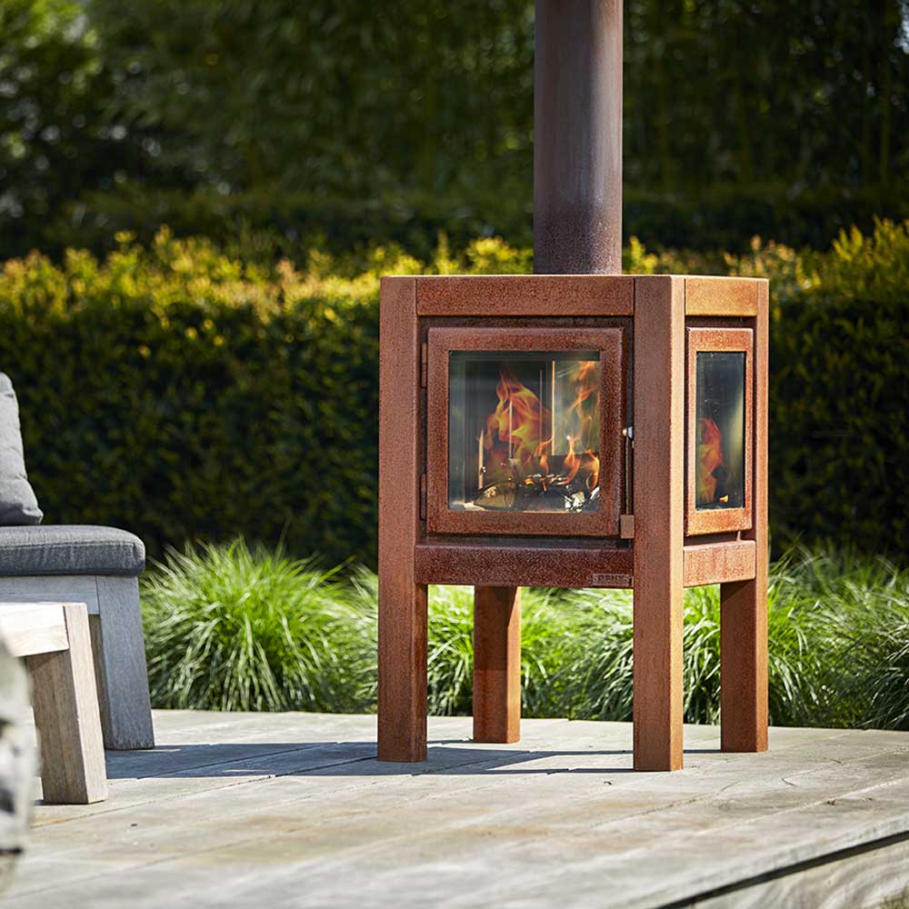 RB73 QUARUBA L STATIONARY LOG BURNER