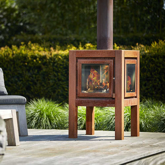 RB73 QUARUBA L STATIONARY LOG BURNER