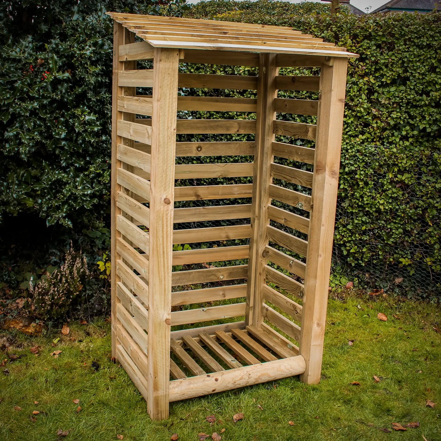 Standard Tall Slatted Log Store