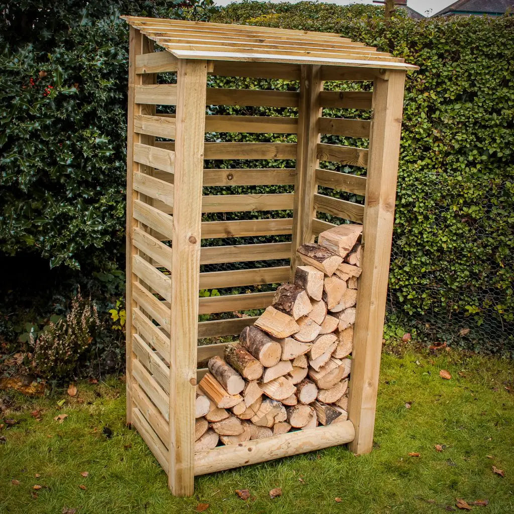 Standard Tall Slatted Log Store