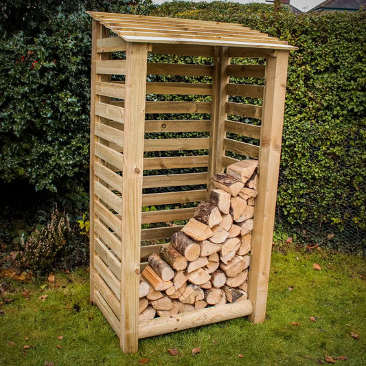 Standard Tall Slatted Log Store