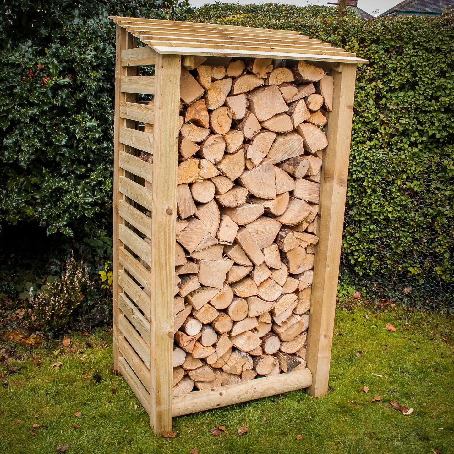 Standard Tall Slatted Log Store