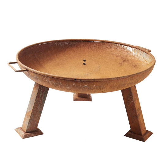 Fire Pit Cast Iron 74cm Diameter - Seasoned Logs Surrey