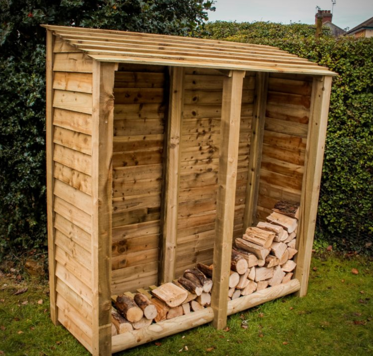 Double Tall Log Store - Seasoned Logs Surrey