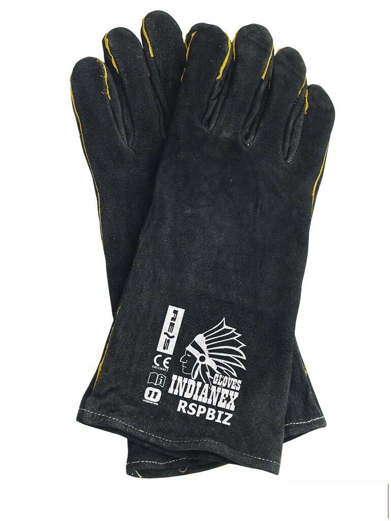 Leather Heavy Duty Heat Protection Gauntlet Gloves in Surrey