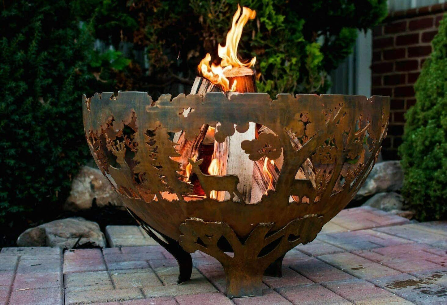 Fire Pit Bowl Cast Iron Fallen Fruits | Seasoned Logs Surrey